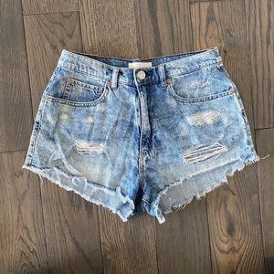 Garage Festival High Waisted Shorts